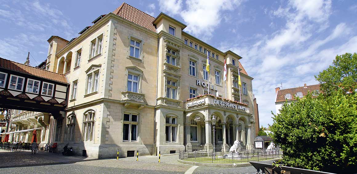 View of the Hotel Deutsches Haus in Braunschweig